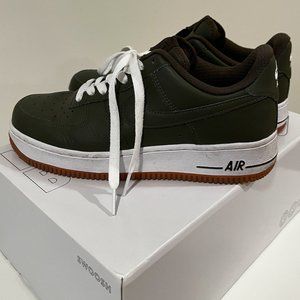 Custom Army Green Air Force 1s